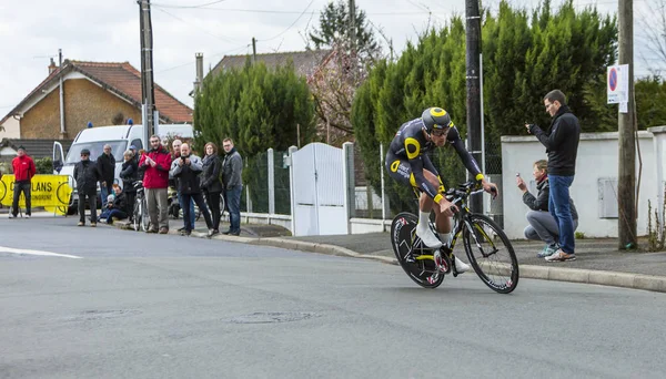 El ciclista Adrien Petit - París-Niza 2016 — Foto de Stock