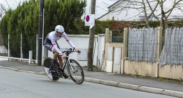 Le cycliste Fumiyuki Beppu - Paris-Nice 2016 — Photo