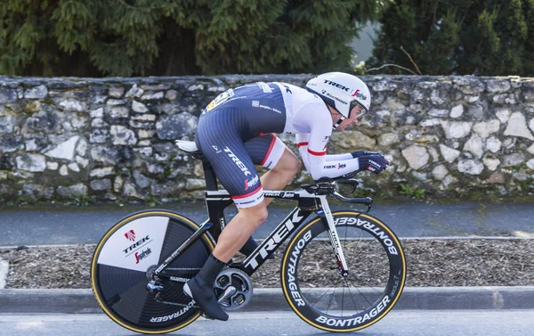 O ciclista Edward Theuns - Paris-Nice 2016 — Fotografia de Stock