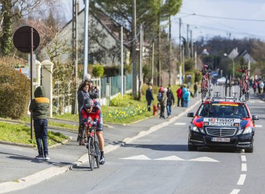 Bisikletçi Marcus Burghardt - Paris-Nice 2016