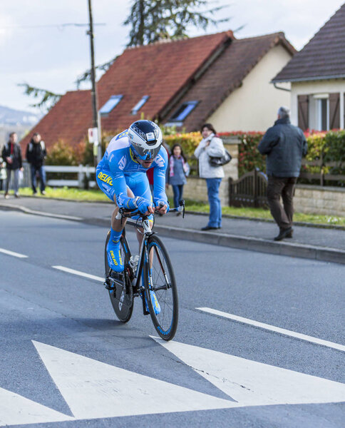 The Cyclist Roman Combaud - Paris-Nice 2016 