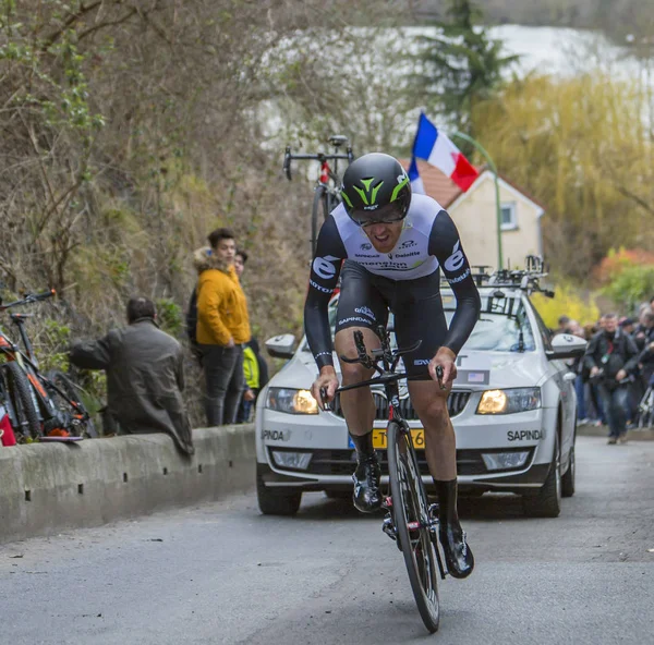 Der Radfahrer tyler farrar - paris-nice 2016 — Stockfoto