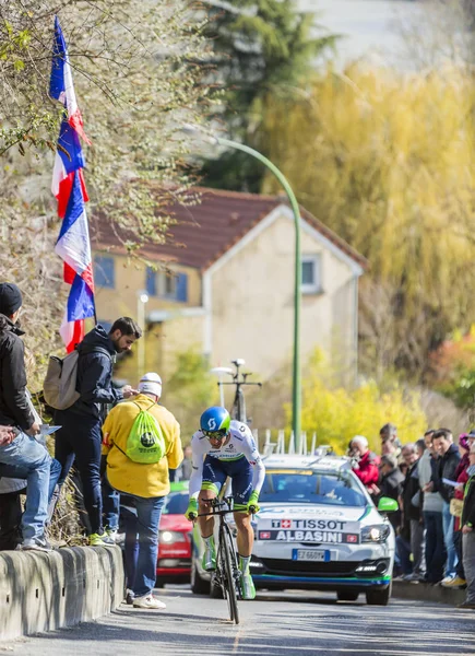 Cyklista Michael Albasini - Paříž Nice 2016 — Stock fotografie