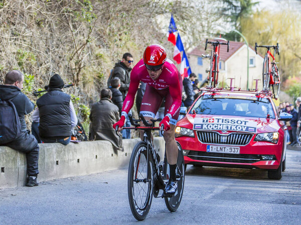 The Cyclist Pavel Kochetkov - Paris-Nice 2016