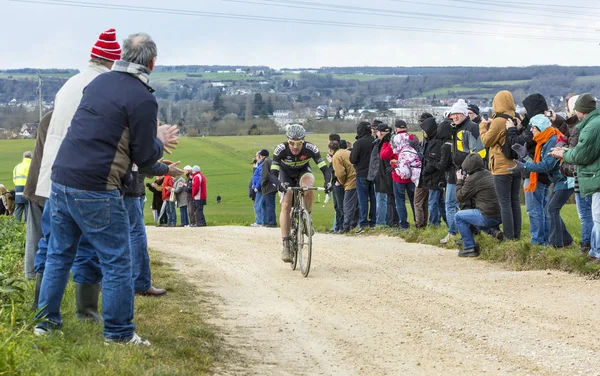 Cyklista Pierre-Luc Perichon - Paříž Nice 2016 — Stock fotografie