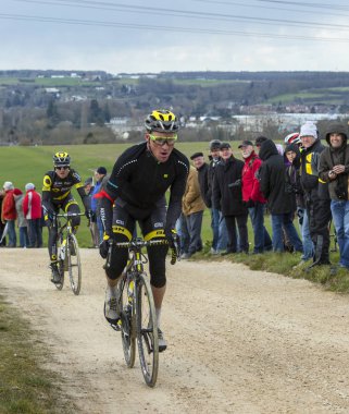 Bisikletçi Thomas Voeckler - Paris-Nice 2016