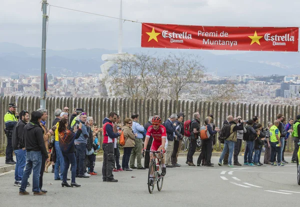 Cyklista Borut Kovac - Tour de Catalunya 2016 — Stock fotografie