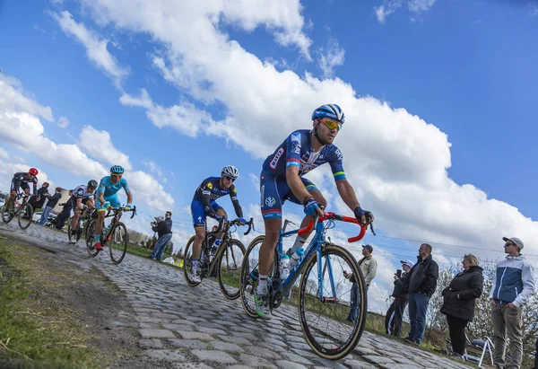 Belül a Peloton - Paris Roubaix 2016 — Stock Fotó