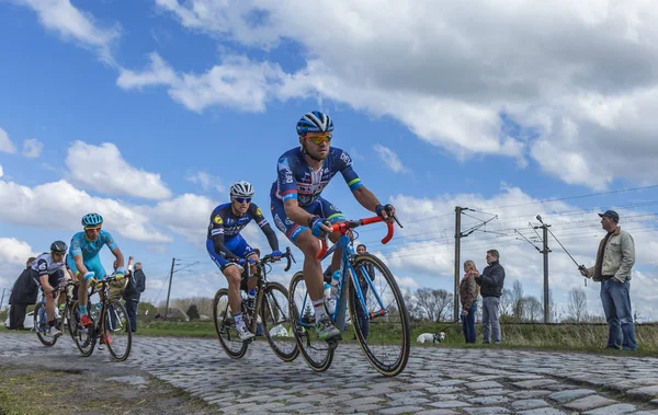 Binnen het Peloton - Parijs Roubaix 2016 — Stockfoto