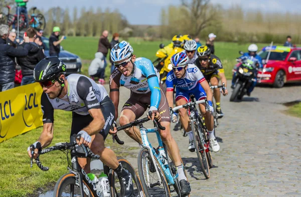 Het Peloton - Parijs Roubaix 2016 — Stockfoto