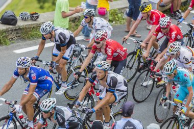 Peloton içinde (Gruppetto) - Fransa Bisiklet Turu 2017