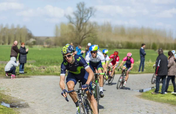 Il ciclista Imanol Erviti - Parigi Roubaix 2016 — Foto Stock