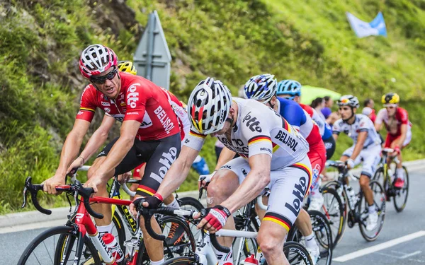 Týmová práce - Tour de France 2014 — Stock fotografie