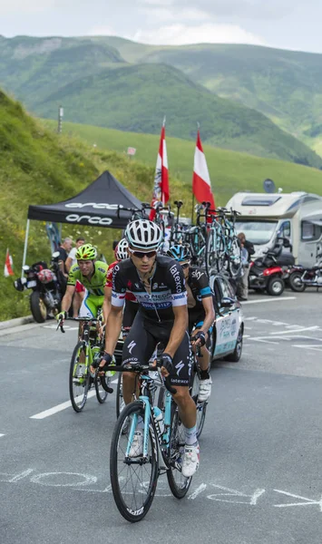 Велогонщик Михал Квятковский - Тур де Франс 2014 — стоковое фото