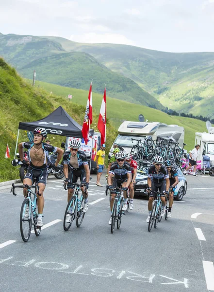 The Team Omega PharmaQuick-Step - Tour de France 2014 — Stock Photo, Image