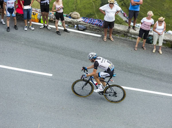 The Cyclist Albert Timmer on Col de Peyresourde - Tour de France — Stock Photo, Image