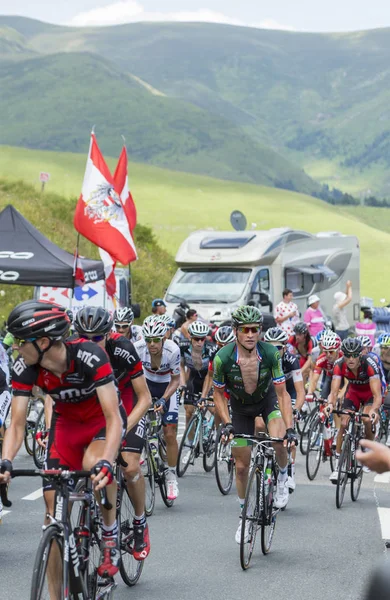 El ciclista Thomas Voeckler - Tour de France 2014 — Foto de Stock