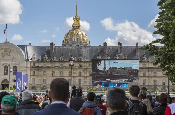 París ePrix - Carrera de Fórmula E — Foto de Stock