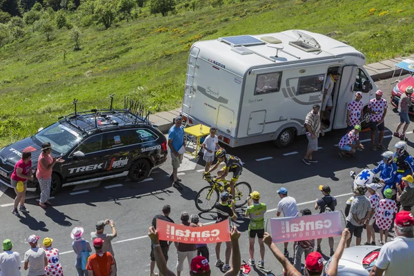 Rowerzysta Romain Sicard - Tour de France 2016 — Zdjęcie stockowe