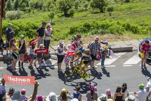 Der Radrennfahrer romain sicard - tour de france 2016 — Stockfoto