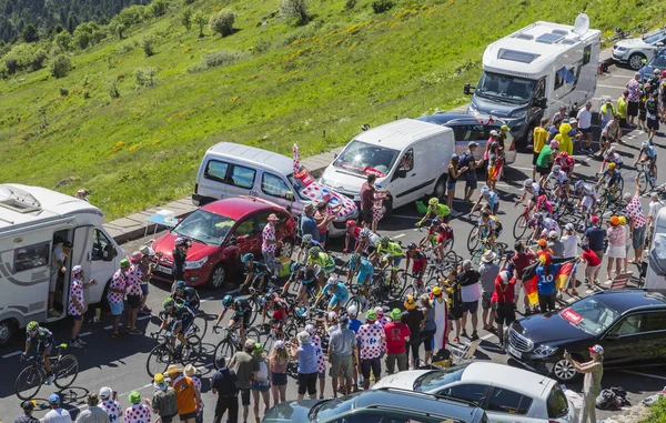 El Pelotón en las Montañas - Tour de France 2016 — Foto de Stock