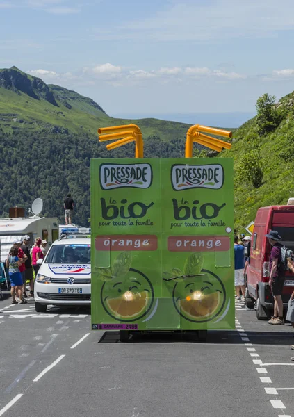 O Veículo de Pressade - Tour de France 2016 — Fotografia de Stock