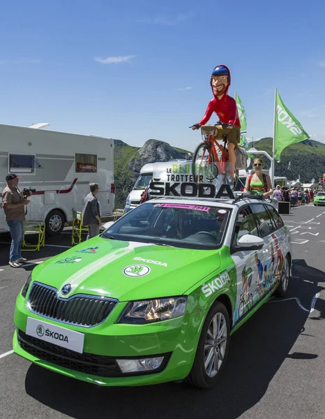 El Globe Trotter Skoda - Tour de France 2016 — Foto de Stock