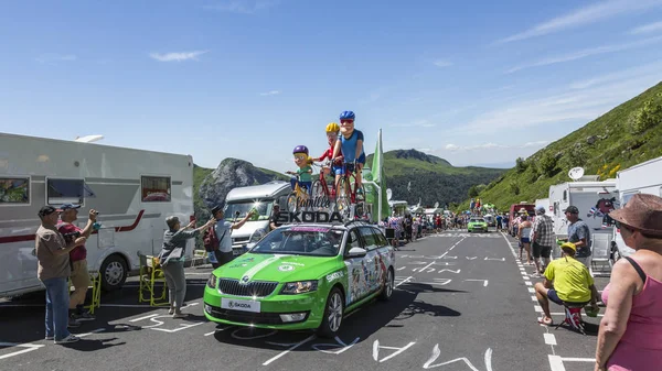 La familia Skoda - Tour de France 2016 —  Fotos de Stock