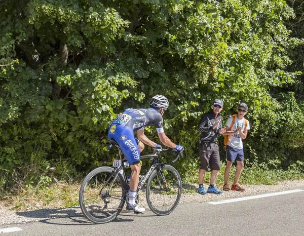 Iljo Keisse cyklista na Mont Ventoux - Tour de France 2016 — Stock fotografie