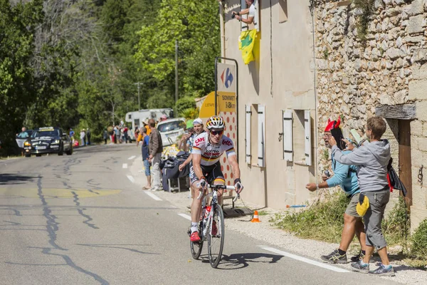 Велосипедист Андре Greipel на Ванту Мон - Тур де Франс 2016 — стокове фото