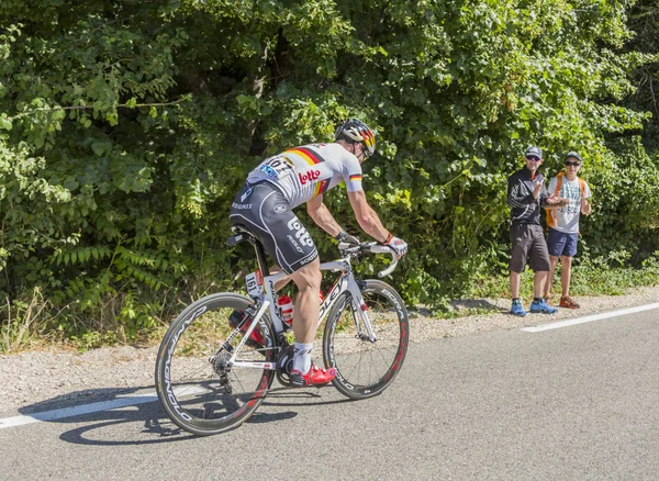 O ciclista Andre Greipel no Mont Ventoux - Tour de France 2016 — Fotografia de Stock