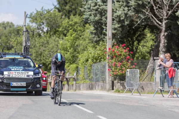 Syklisten Christopher Froome - Criterium du Dauphine 2017 – stockfoto