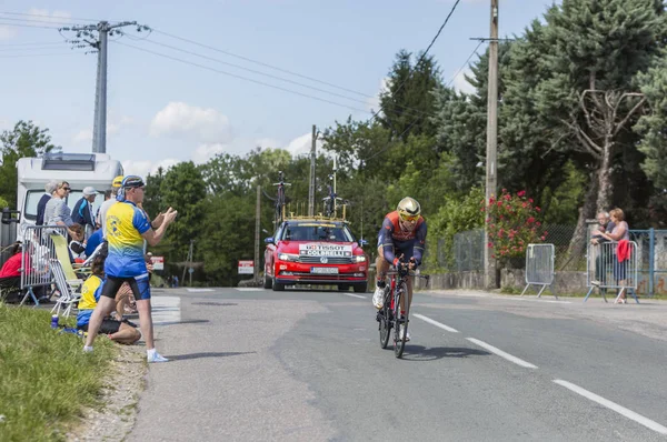 El ciclista Sonny Colbrelli - Criterium du Dauphine 2017 — Foto de Stock