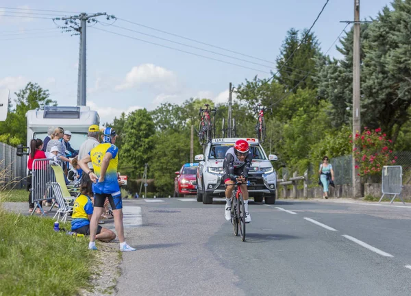 Den cyklist Diego Ulissi - Criterium du Dauphine 2017 — Stockfoto