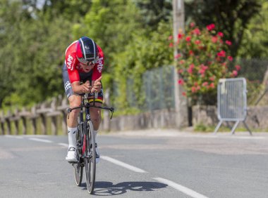 Bisikletçi Tiesj Benoot - kriter du Dauphine 2017