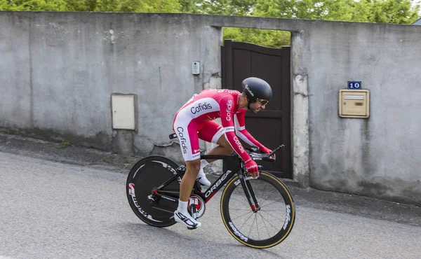 Cyclist Nacer Bouhanni — Stock Photo, Image