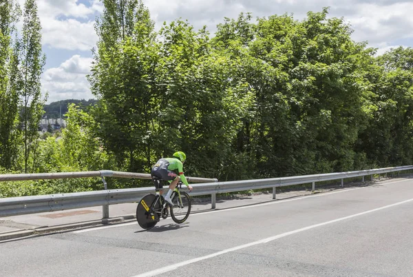 Nederländsk tävlingscyklist Sebastian Langeveld — Stockfoto