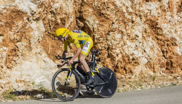 Крістофер Фрум, особисте випробування часу - Тур де Франс 2016 — стокове фото
