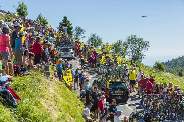 Bisikletçi George Bennett - Tour de France 2016 — Stok fotoğraf