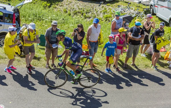 Rowerzysta Ruben Plaza Molina - Tour de France 2016 — Zdjęcie stockowe