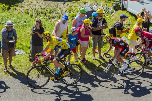 Walka o żółto - Tour de France 2016 — Zdjęcie stockowe