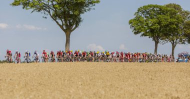 The Peloton - Tour de France 2017 clipart