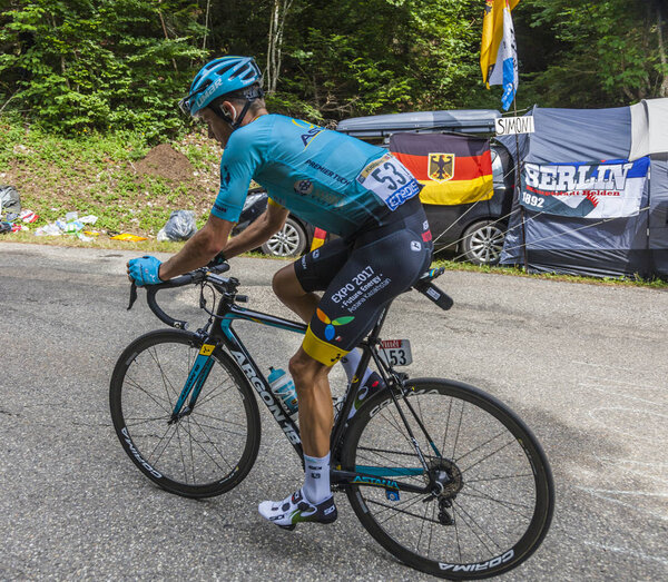 The Cyclist Jakob Fuglsang - Tour de France 2017