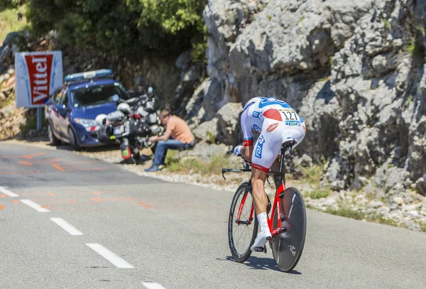 Anthony Roux, individuální časovka - Tour de France 2016 — Stock fotografie