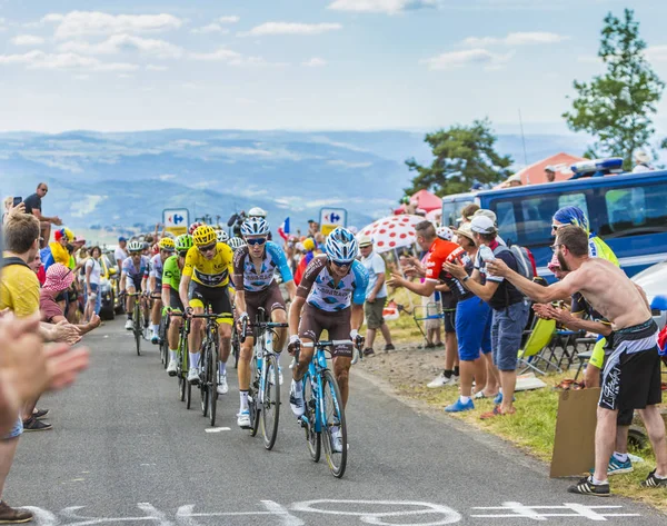Skupina žlutá Jersey - Tour de France 2017 — Stock fotografie