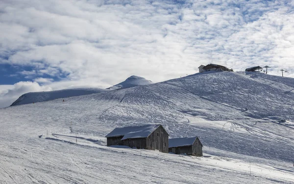 Hochgebirgsskigebiet — Stockfoto