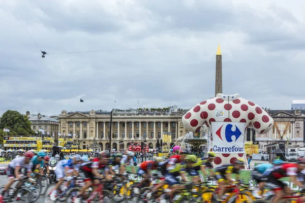 Paris - Fransa Bisiklet Turu 2017 Peloton — Stok fotoğraf