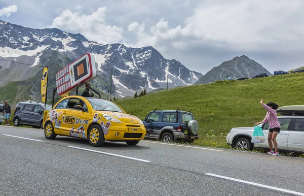 Pojazd BIC - Tour de France 2014 — Zdjęcie stockowe