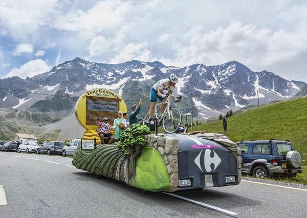 까르푸 차량-투르 드 프랑스 2014 — 스톡 사진