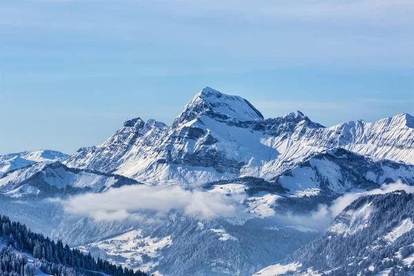 Inverno montanhas paisagem — Fotografia de Stock